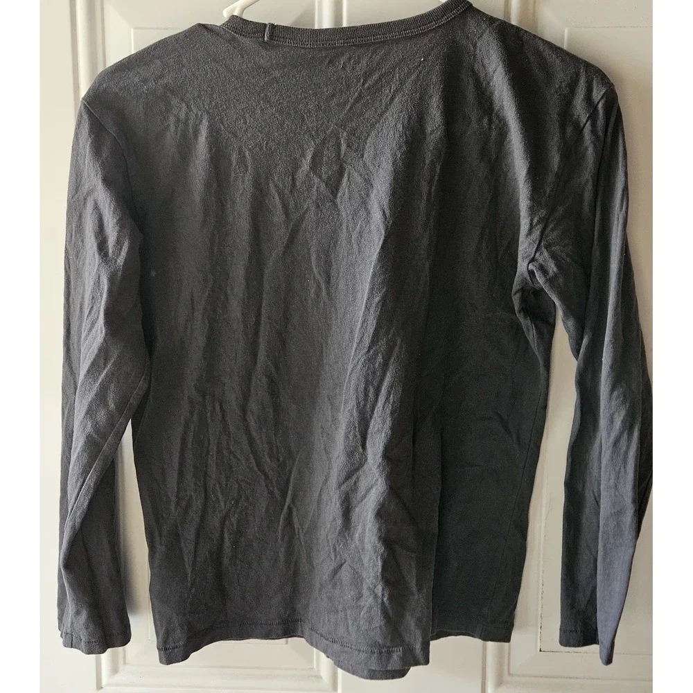 Gap Kids DC‎ Batman Long Sleeve Shirt Size L Boys Graphic Tee Black